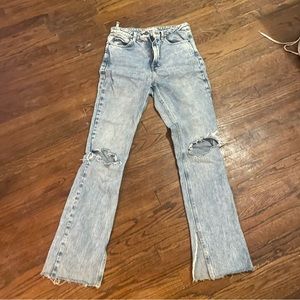 ZARA HIGH WAIST JEANS